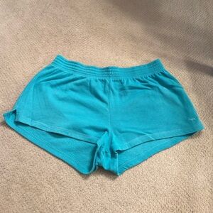 Victoria's Secret PINK Turquoise Terry Shorts